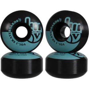 Wahl.1 Nr.1 99A Skateboardrollen 4er-Pack (52mm|Schwarz)