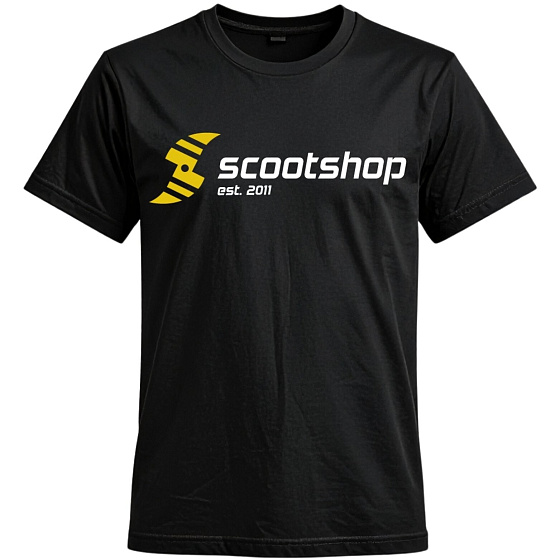 Scootshop Logo T-Shirt schwarz