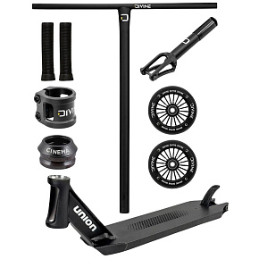 Freestyle-Scooter Custom Divine X Union HoneyComb 490 mm schwarz