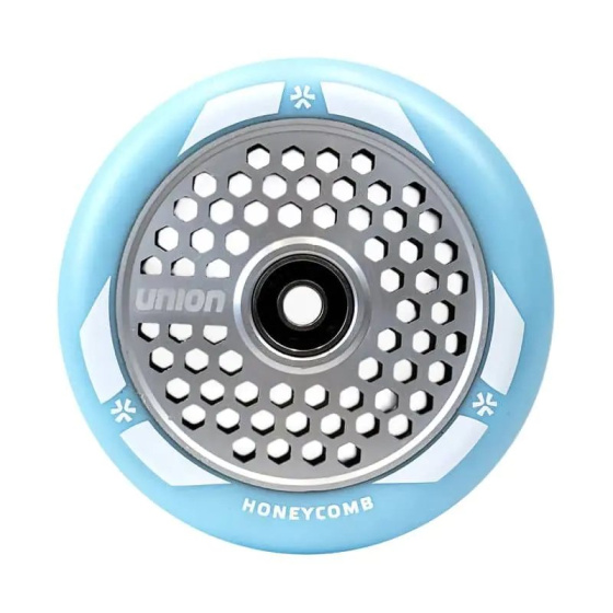 Union Honeycomb Rolle 110mm Blau/Silber