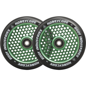 Root Industries Honeycore Rollen schwarz 120mm 2 Stück grün