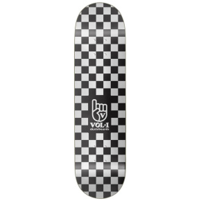 Wahl.1 Checker Skateboard Deck (8.25"|Schwarz)