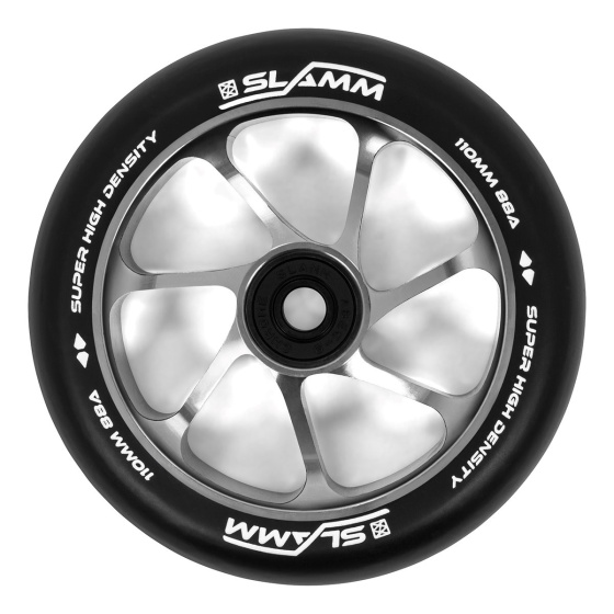 Slamm 110mm Team Black / Silver Rolle
