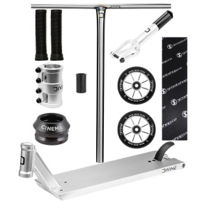 Freestyle-Scooter Custom Divine Street 6" 560 mm silber