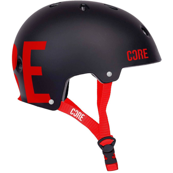 Helm Core Street L-XL Schwarz/Rot