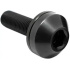 TLC Metric Titanium BMX Naben-Schraube (10mm|Schwarz)