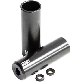 Family Alloy 2-Set BMX Pegs (Schwarz)