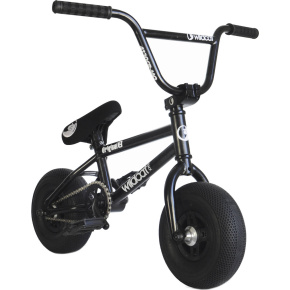 Wildcat Venom 2A Mini BMX Bike (Schwarz/Silber|ohne Bremsen)