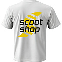 Scootshop Logo T-Shirt weiß