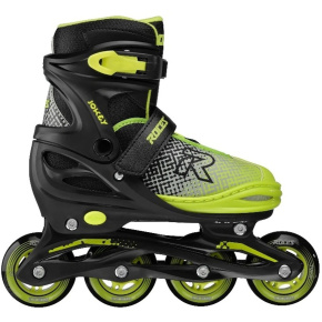 Roces Jokey X Inline-Skates Kinder (Schwarz/Gelb|26-29)