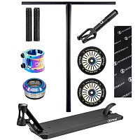 Freestyle-Scooter Custom Divine Street 6" 580 mm Forget Schwarz