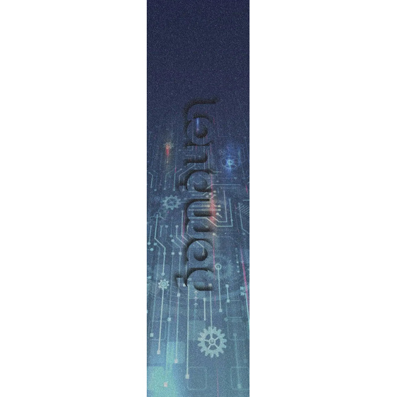 Griptape Longway Printed Circuit Board Blau