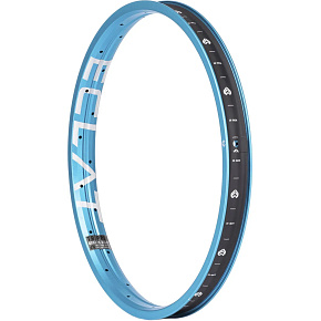 Eclat Trippin 20" Straight Wall Ráfek BMX (Sandblast Cyan)