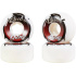 Blood Orange Street Raw Conical Cruiser Rollen 4-Set (57mm|Weiß/Rot)
