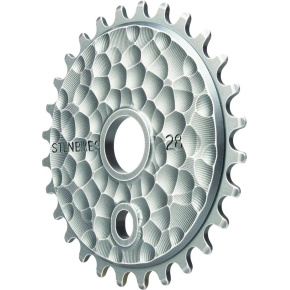 Gestohlene Lunar CNC BMX Kettenblätter (Gealtertes Grau|28T)