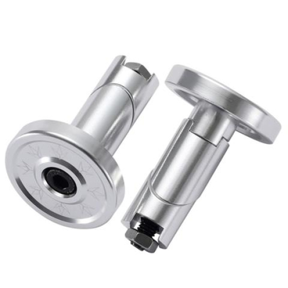 Blunt Endstücke Aluminium Chrom