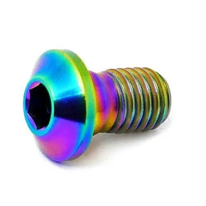 TLC Titanium BMX Schraube für Kettenblatt (Regenbogen) TLC Titanium BMX Schraube für Kettenblatt (Regenbogen)