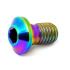 TLC Titanium BMX Schraube für Kettenblatt (Regenbogen)