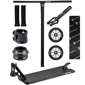 Stunt-Scooter Custom Divine Street 6" Schwarz