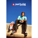Straßensurfen Skateboard POP BOARD Black Dot Souper