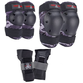 Triple Eight Schutz 3er-Pack (M|Charcoal Camo) Triple Eight Schutz 3er-Pack (M|Charcoal Camo)
