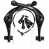 Family Forged Alloy BMX U-Bremse (Schwarz/Klare Beläge)