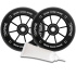 Set 2 Stück Divine 110 mm Spoked schwarz + Divine Öl für Lager