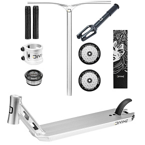 Freestyle Scooter Custom Divine Park ALU Silber