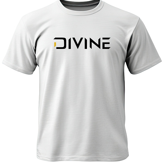 Divine Logo T-Shirt weiß
