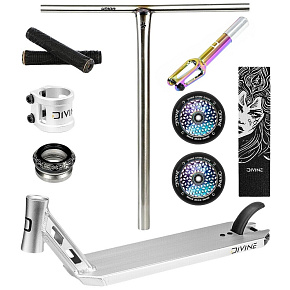 Freestyle-Scooter Custom Divine CrMo Silber