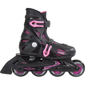 Roces Orlando III Inlineskates Mädchen (Schwarz/Pink|36-40)