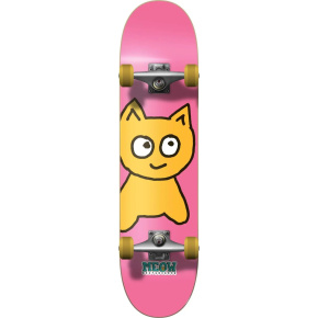 Meow Big Cat Skateboard Komplett (8.25"|Rosa/Gelb)