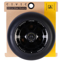 UrbanArtt Civic Rollen 115x30mm Schwarz/Schwarz 2 Stück