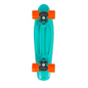 Skateboard FIZZ BOARD Blau, Orange PU, blau
