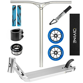 Freestyle Scooter Custom Divine Park ALU Silber/Blau