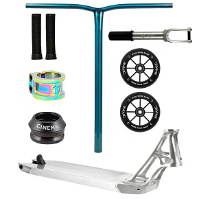 Stunt-Scooter Custom Divine X Ethic Pandemonium 460 mm silber