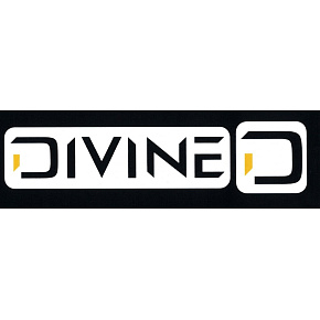 Divine große weiße Aufkleber