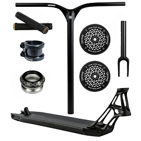 Freestyle-Scooter Custom Ethic × Divine Park – 460 × 130 mm / 110 × 24 mm / IHC – schwarz