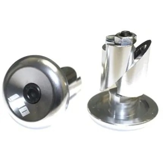 ODI Endkappen aus silbernem Aluminium