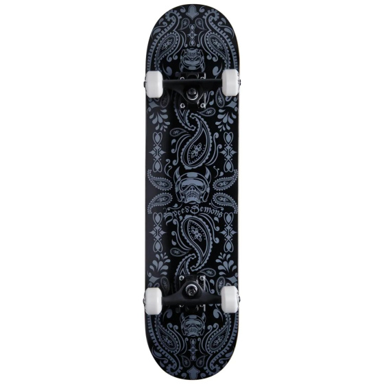 Skateboard Speed Demons Bandana 7.75" Schwarz/Grau