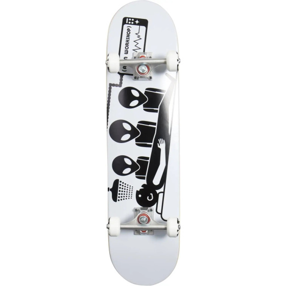 Alien Workshop Abduction Skateboard Komplett (7"|Weiß)