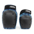 REKD Jugend Heavy Duty Doppel-Pad-Set - Schwarz / Blau - Klein
