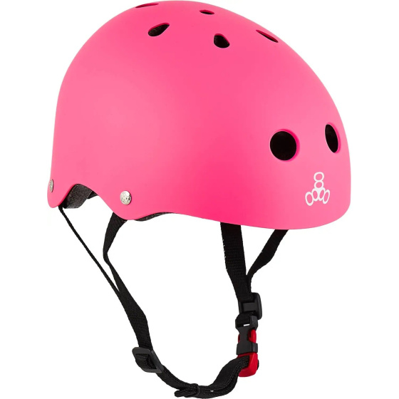 Kinderhelm Triple Eight Lil 8 Staab Neon Pink