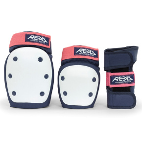 REKD Heavy Duty Triple Pad Set - Blau / Pink - X Small