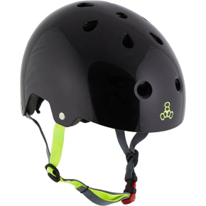 Triple Eight Dual Certified Skate Helm (XS-S|Schwarz Zest)
