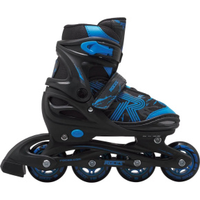 Roces Jokey 3.0 Kinder Inlineskates (Schwarz/Astro Blau|30-33)