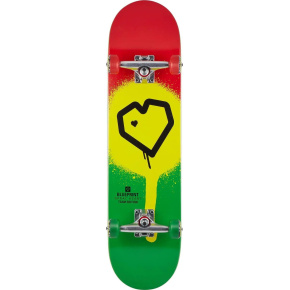 Blueprint Spray Heart V2 Skateboard Komplet (8"|Rasta)