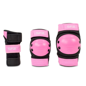SFR Youth Ramp Triple Pad Set - Schwarz / Pink - Groß SFR Youth Ramp Triple Pad Set - Schwarz / Pink - Groß