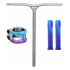 Set Triad Extortion V2 Lenker 670 mm Brushed Raw + Oath Bermuda Griffe + Oath Cage V2 Klemme