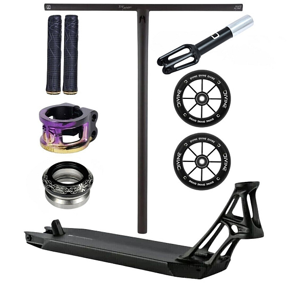 Freestyle-Scooter Custom Divine X Ethic Pandemonium 460 mm schwarz